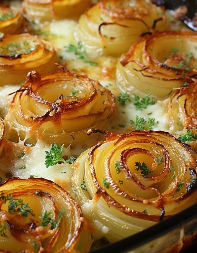 Caramelized Onion Roses