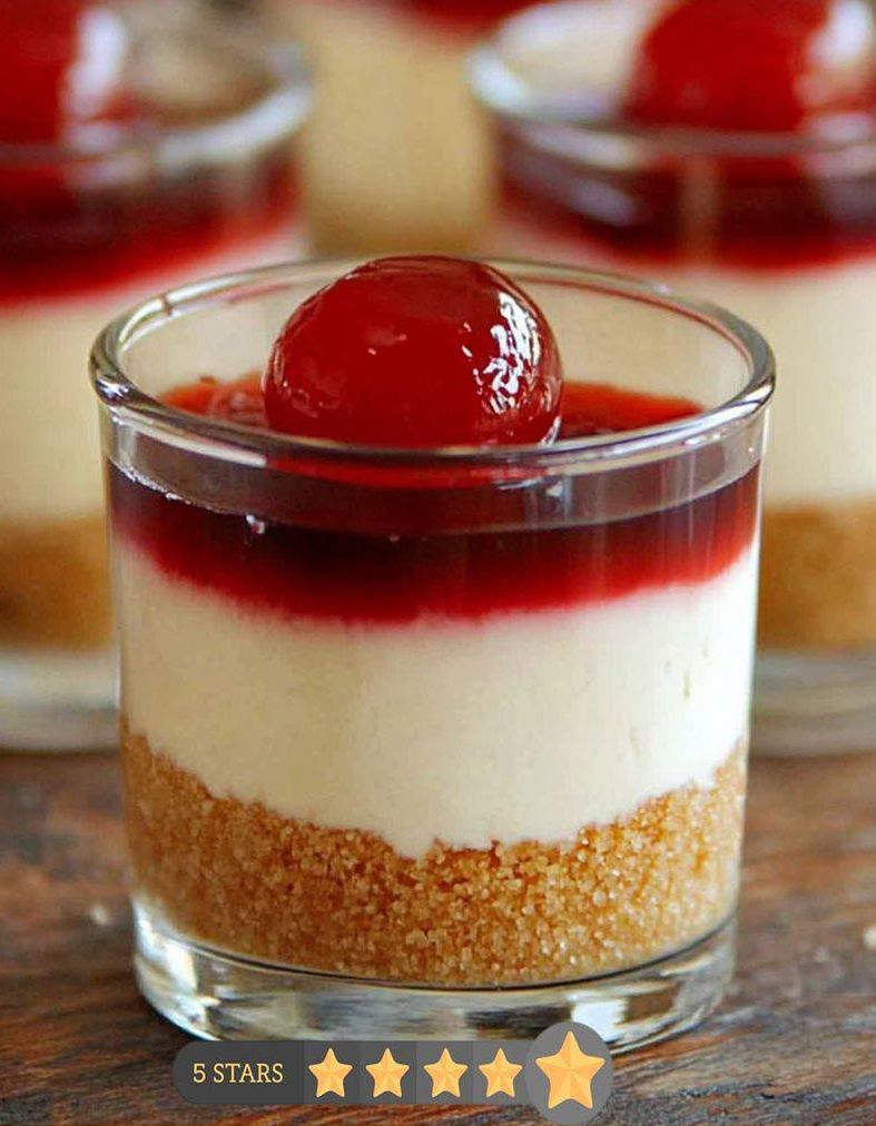 Fireball Whiskey Cheesecake Shots