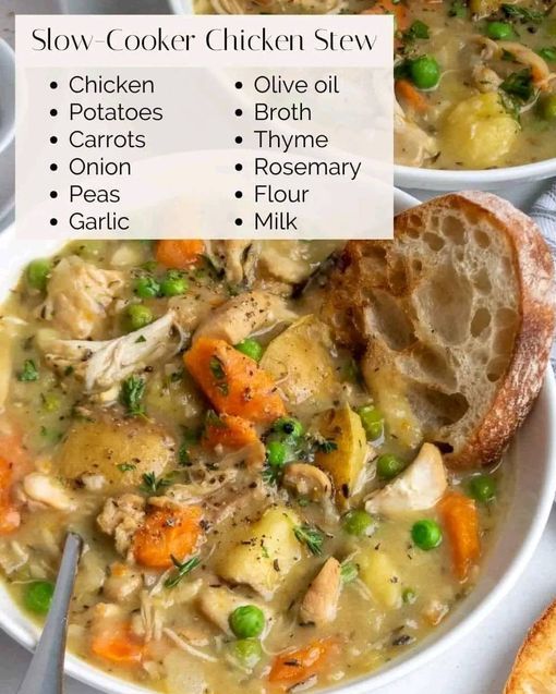 Slow Cooker Chicken Stew