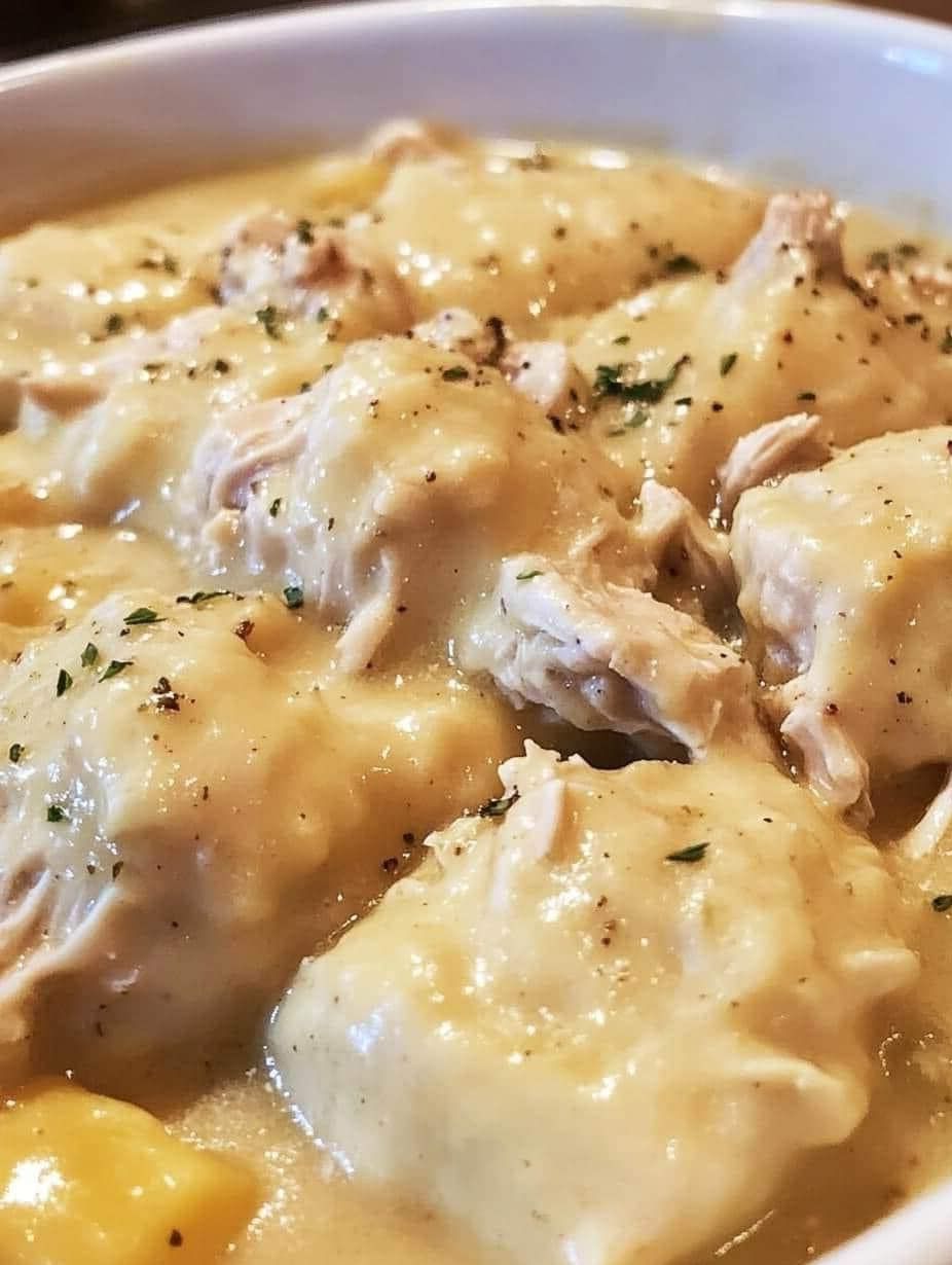 Slow Cooker Chicken and Dumplings