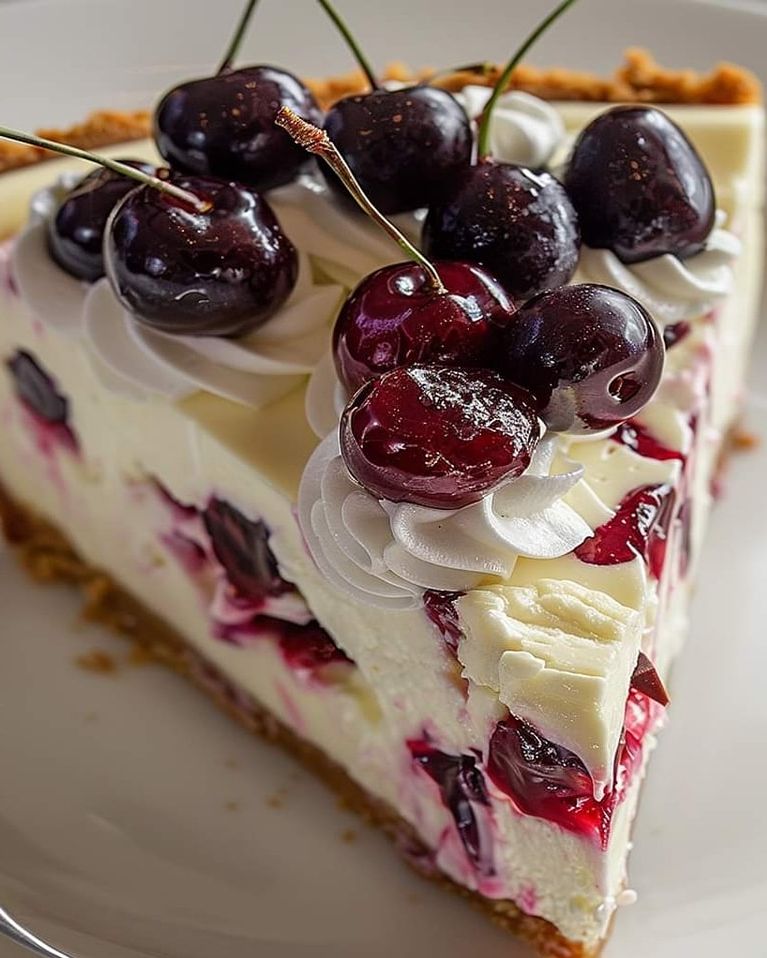 Irresistible Cherry Cheesecake