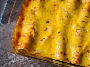 Easy Cheesy Ground Beef Enchiladas