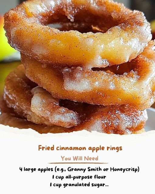 Fried Cinnamon Apple Rings