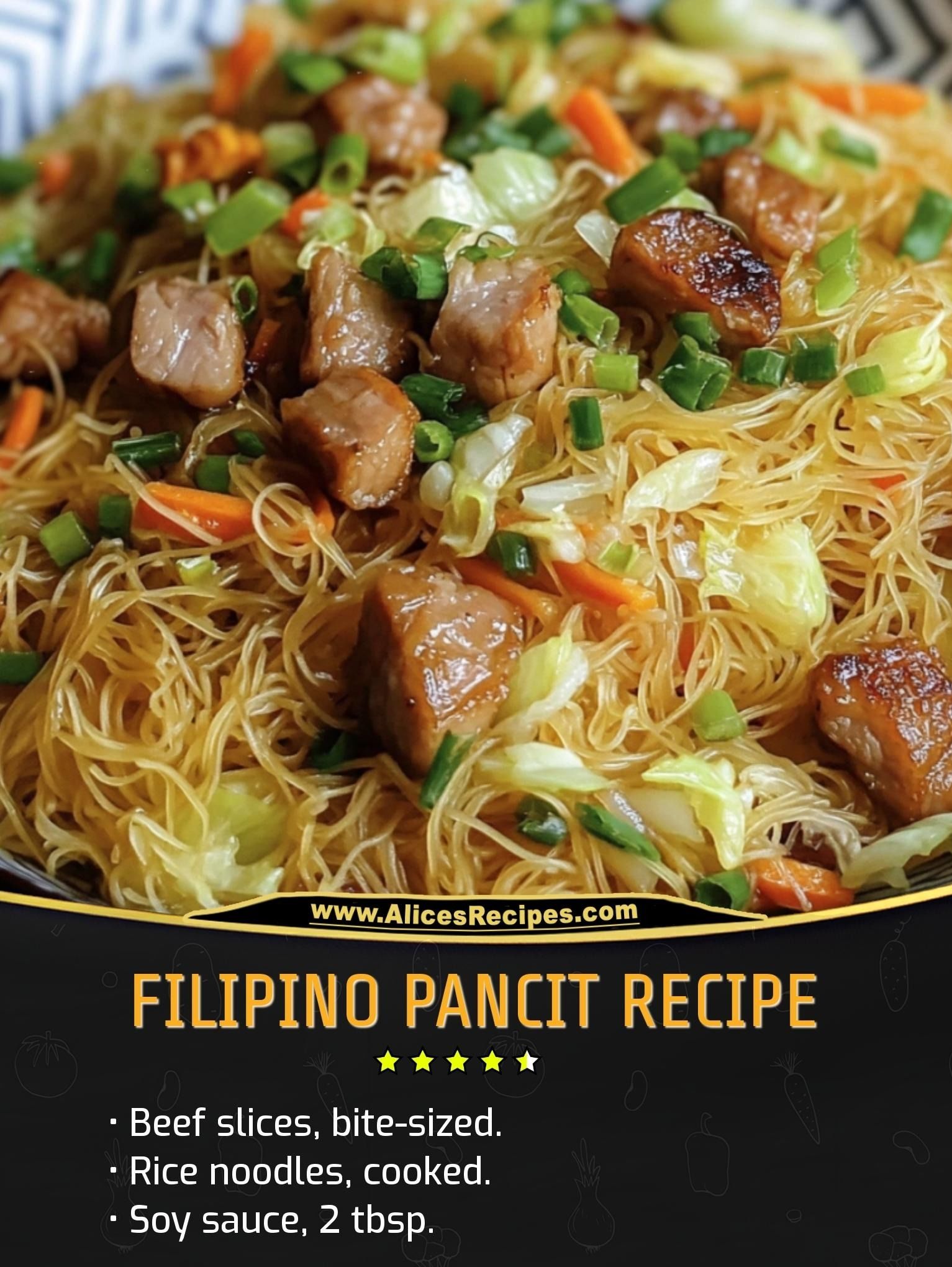 Filipino Pancit Recipe Overview