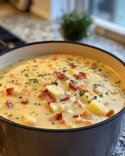 Hearty Potato Bacon Chowder Recipe