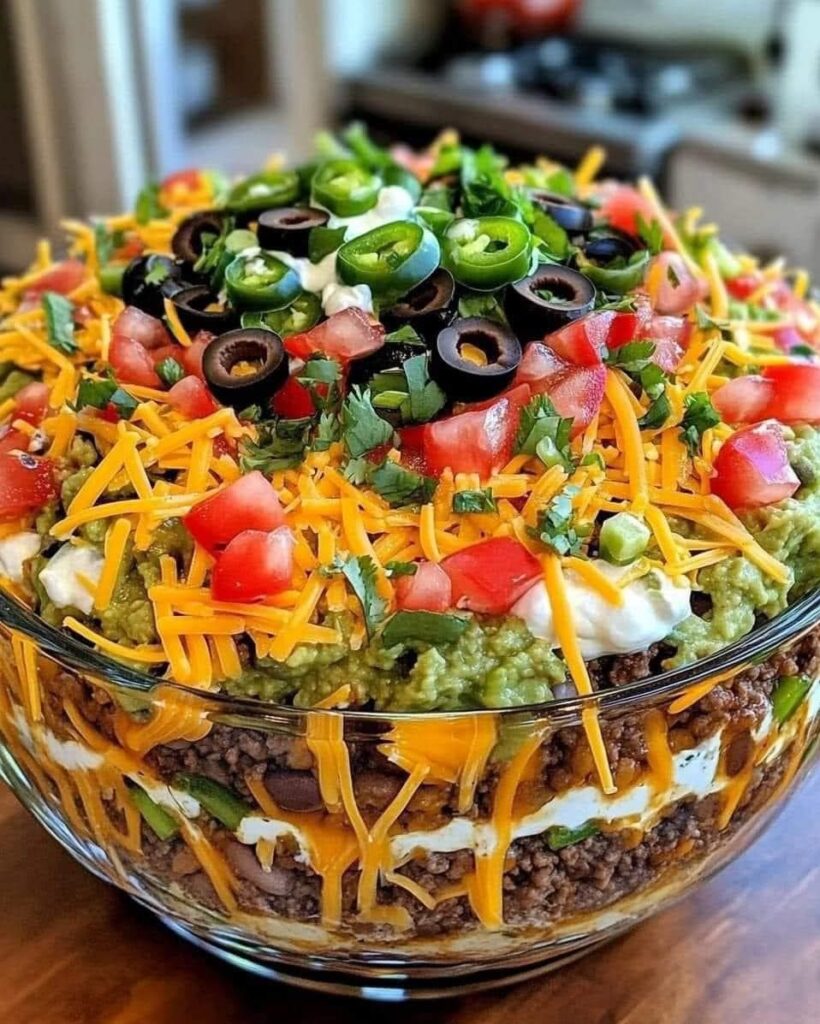 Seven-Layer Taco Salad Recipe