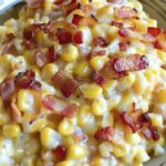 Slow Cooker Cheddar Corn with Bacon