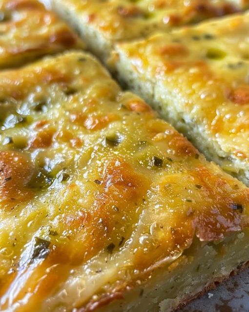 Green Chile Cheese Squares