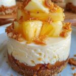 Mini Pineapple Condensed Coconut Milk Cheesecakes