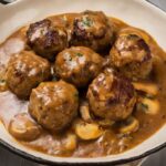 Slow Cooker Salisbury Steak Meatballs