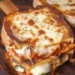 Chicken Parmesan Grilled Cheese Sandwich