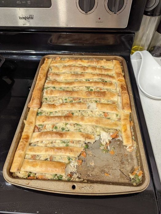 Sheet Pan Chicken Pot Pie