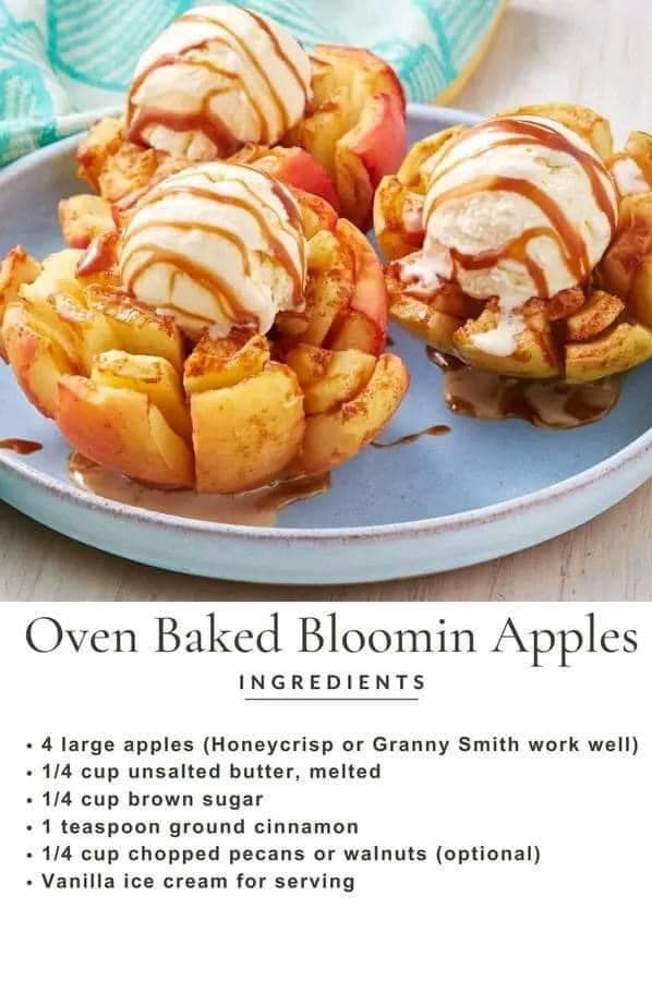 Oven Baked Bloomin' Apples