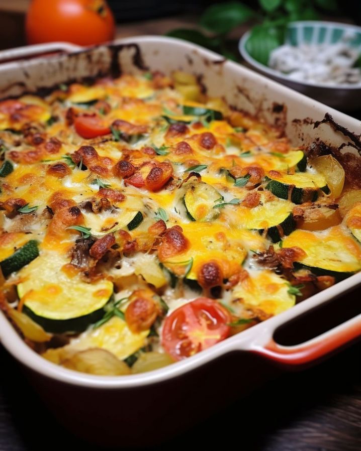 Zucchini and Tomato Casserole