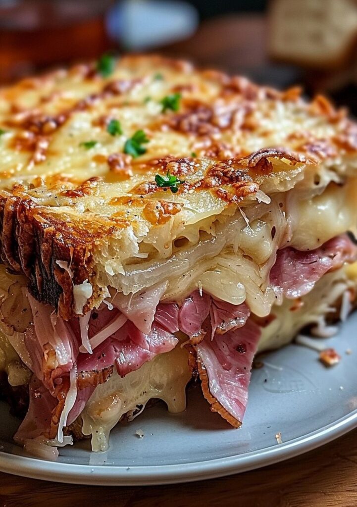 Homemade Reuben Bake