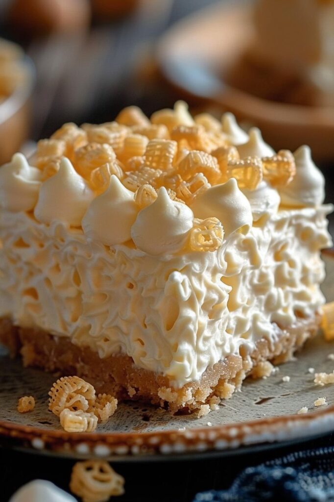 Rice Krispie Cheesecake