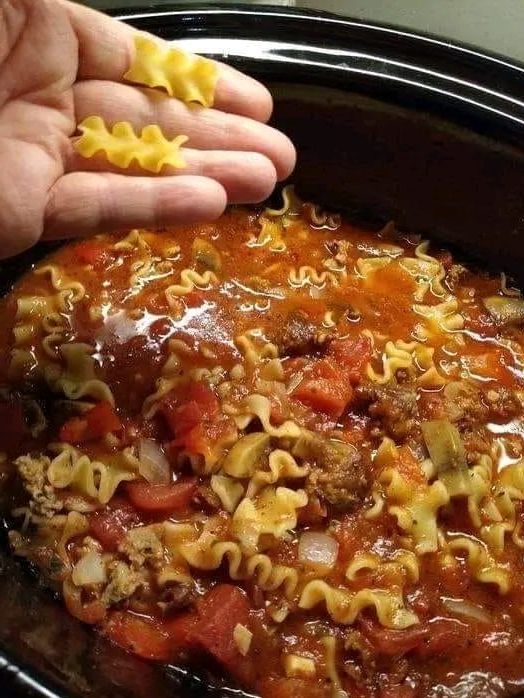 Lasagna Soup