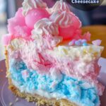 Cotton Candy Cheesecake