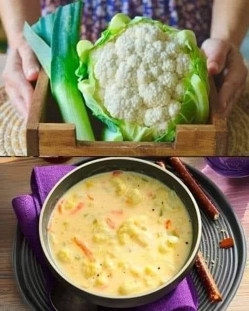 Cauliflower and Leek Soup