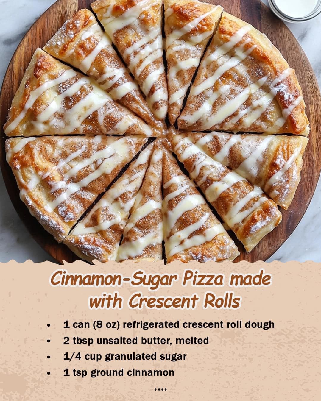 Cinnamon-Sugar Pizza