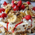 Banana Split Ice Cream Cake