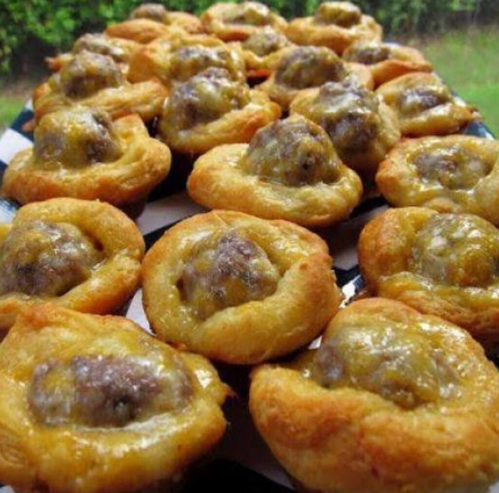 Cheesy Sausage Biscuit Bites