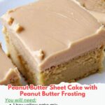 Peanut Butter Sheet Cake