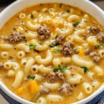 Cheeseburger Macaroni Soup