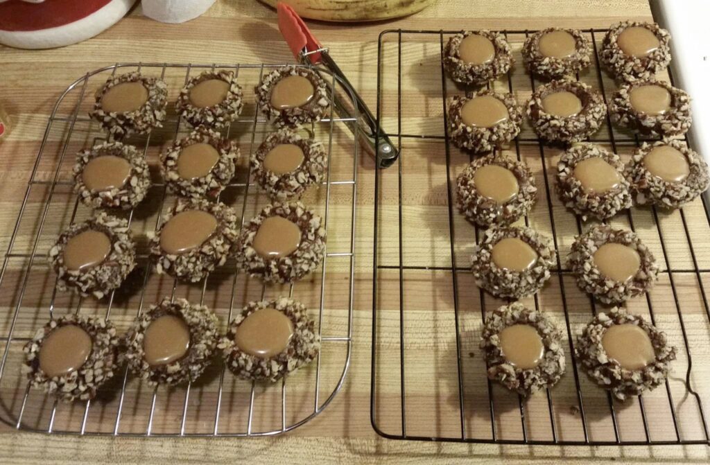 Caramel Thumbprint Cookies