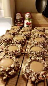 Caramel Thumbprint Cookies