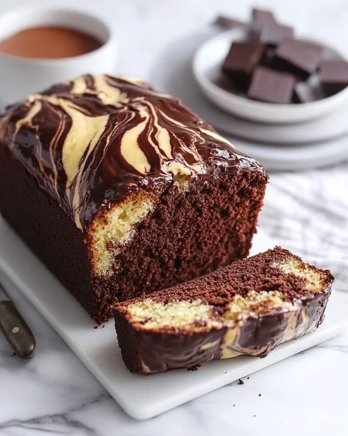 Marble Loaf Cake Recipe