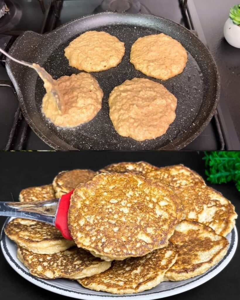 Pancakes with Apple Cinnamon and Oatmeal