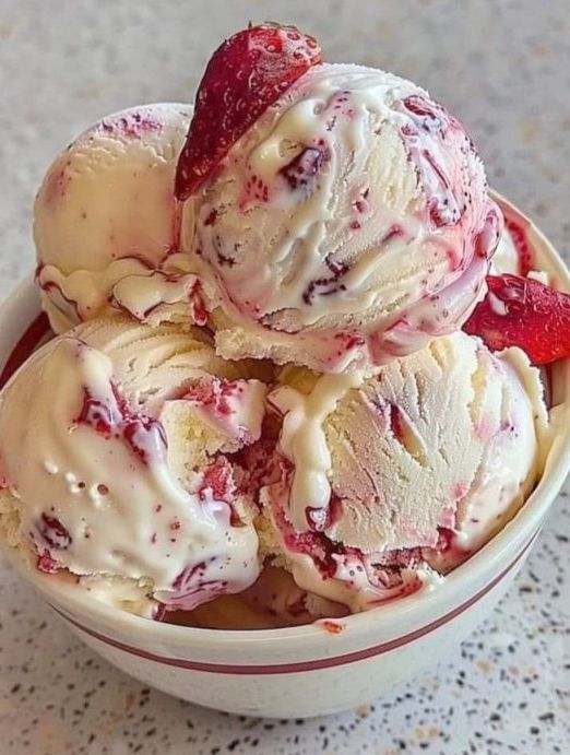 Strawberry Ice Cream Recipe