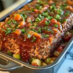 Southern Meatloaf with Tomato Gravy