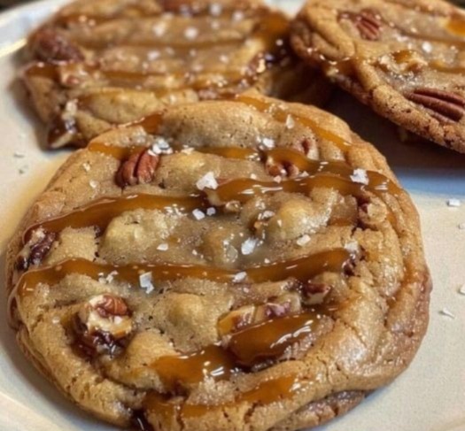 Caramel Pecan Chocolate Chip Cookies