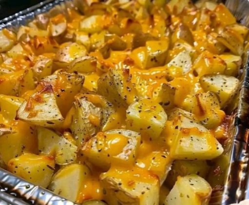 Cheesy Ranch Oven Roasted Potatoes