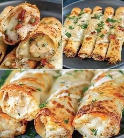 Cheesy Chicken Taquitos