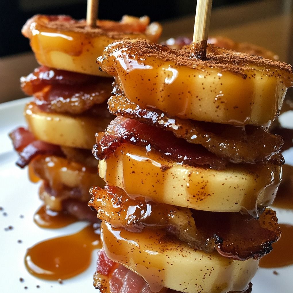 Maple Bacon Caramel Apple