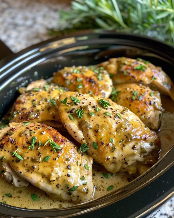 Slow Cooker Honey Garlic Chicken