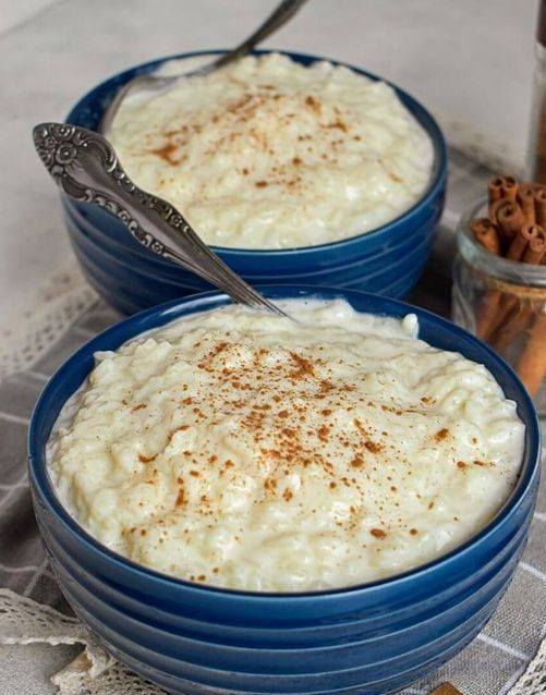 Old-fashioned rice pudding