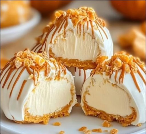 No Bake Pumpkin Cheesecake Balls