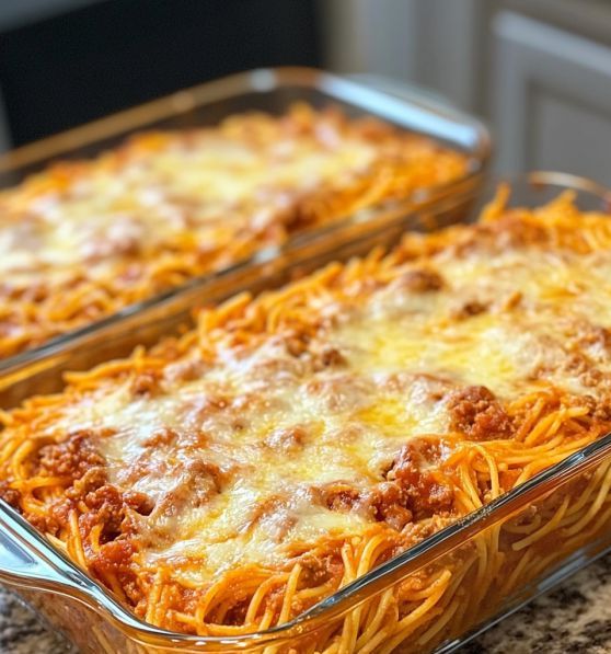 Easy Baked Spaghetti