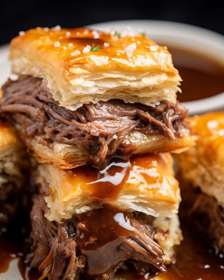 Braised Beef with Puff Pastry