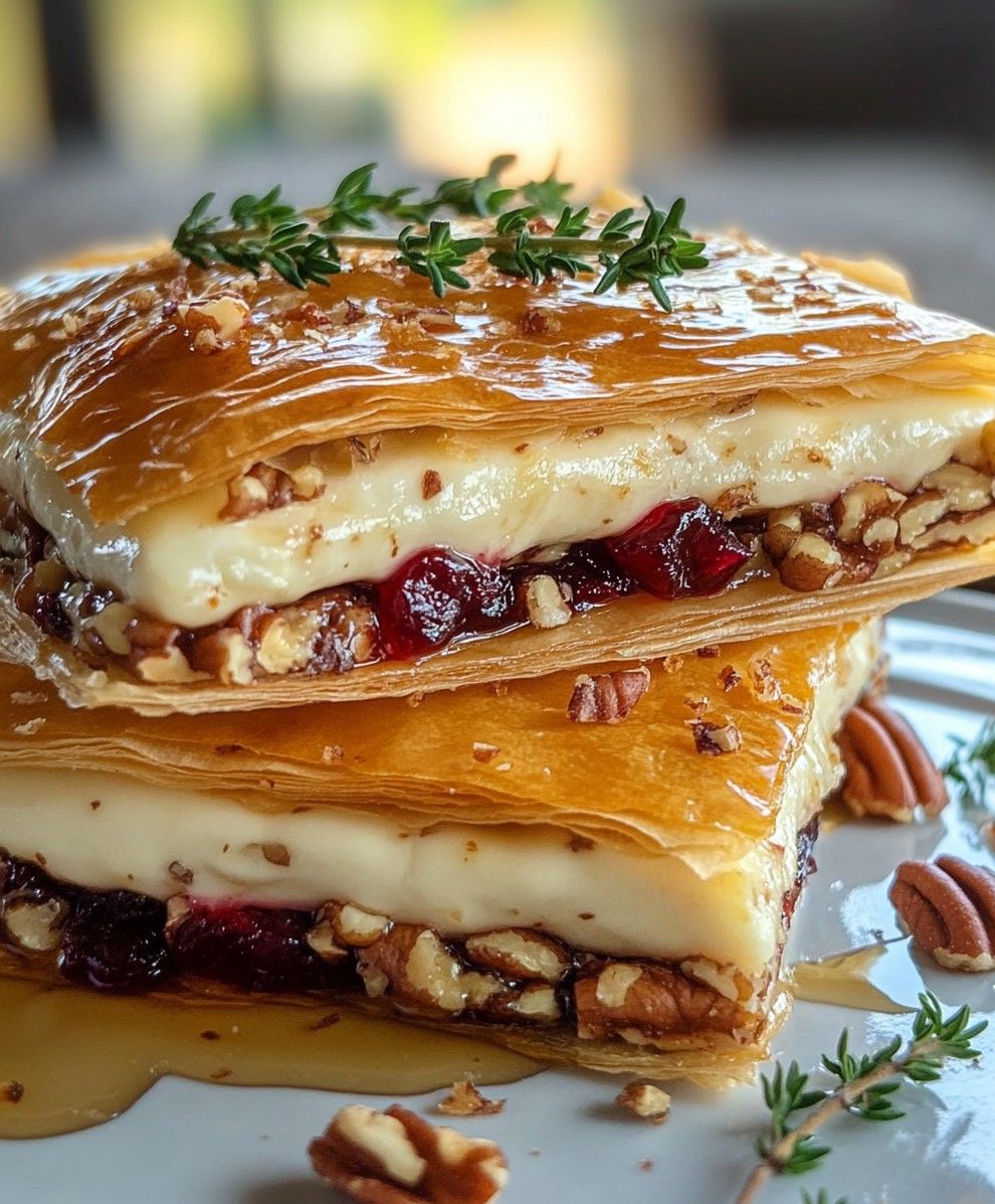 Phyllo Pastry with Cream and Nuts