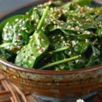 Japanese Spinach Salad with Sesame Dressing