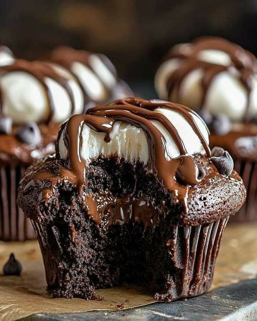 Molten Chocolate Lava Cupcakes