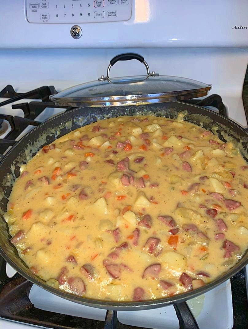 Cheesy Sausage Potato Stew