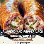 Jalapeño and Pepper Jack Summer Sausage