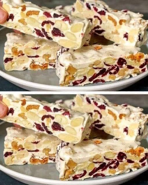 Nougat with Nuts and Dried Fruits