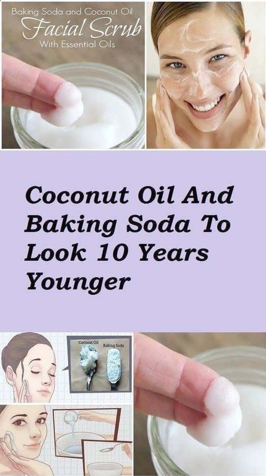 Coconut oil and baking soda